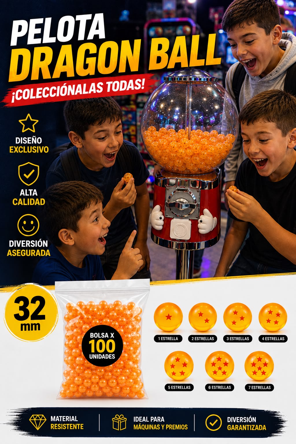 Pelota loca saltarina Dragon Ball