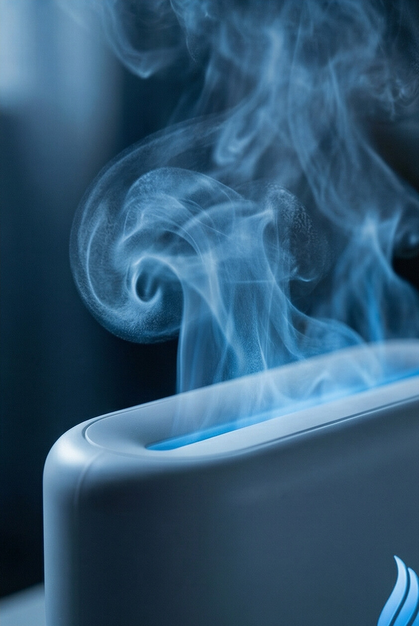 Humidificador efecto llama
