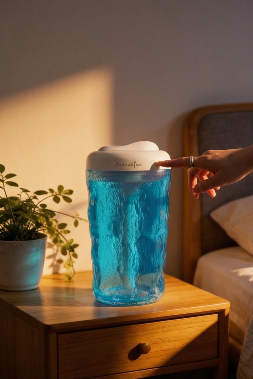 Humidificador vaso de crystal