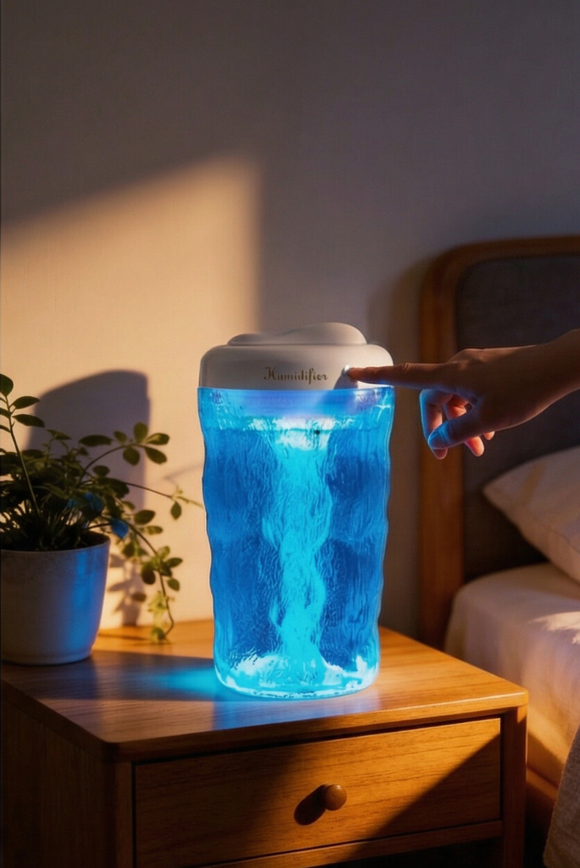 Humidificador vaso de crystal