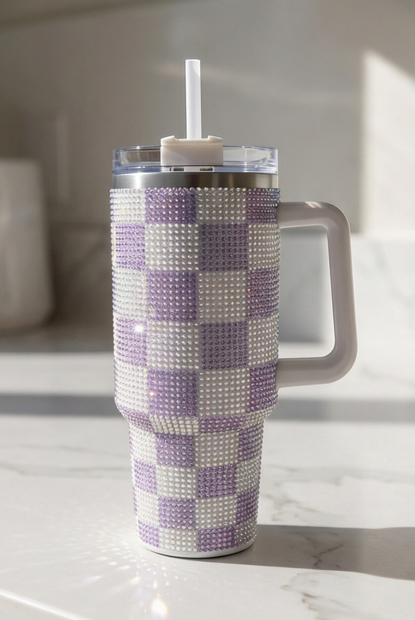 Vaso con Perlas de Acero Inoxidable