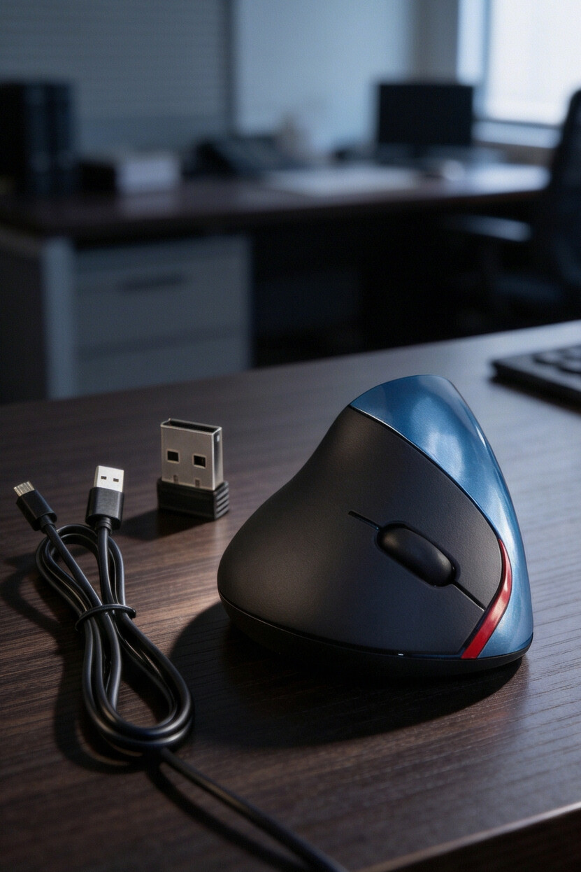 Mouse Ergonómico Vertical Inalámbrico