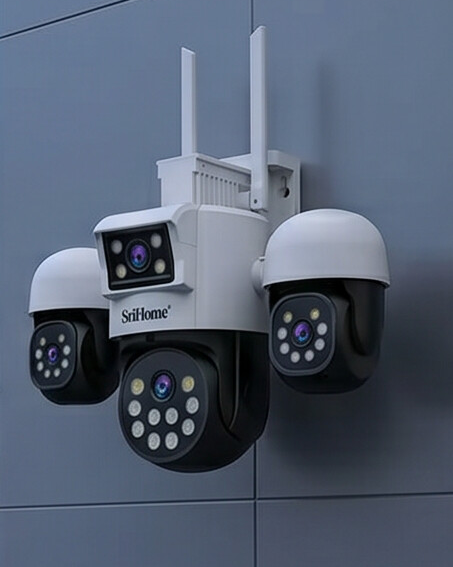 Cámara de Seguridad con 4 Cámaras